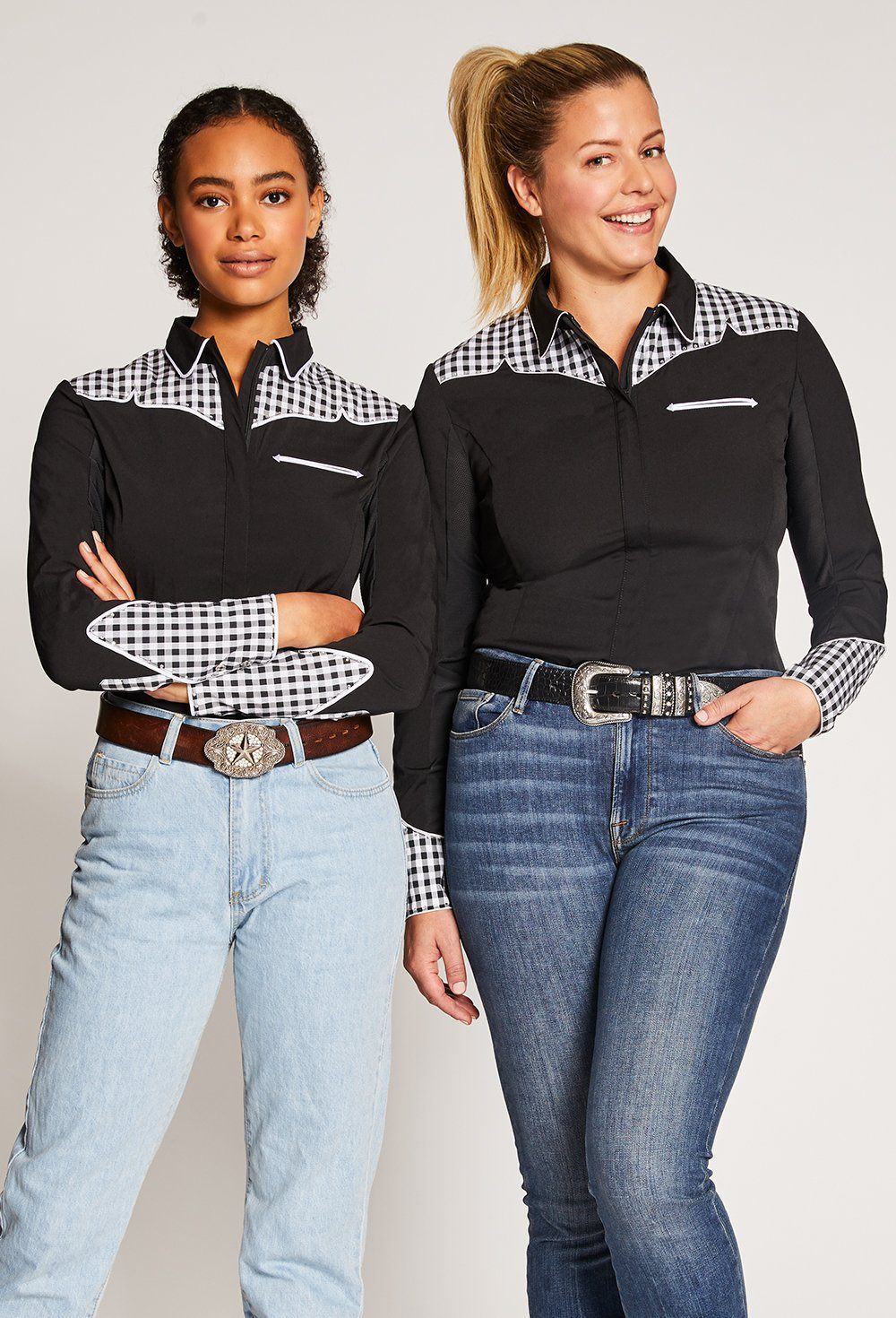 Women's plus size on sale western show shirts