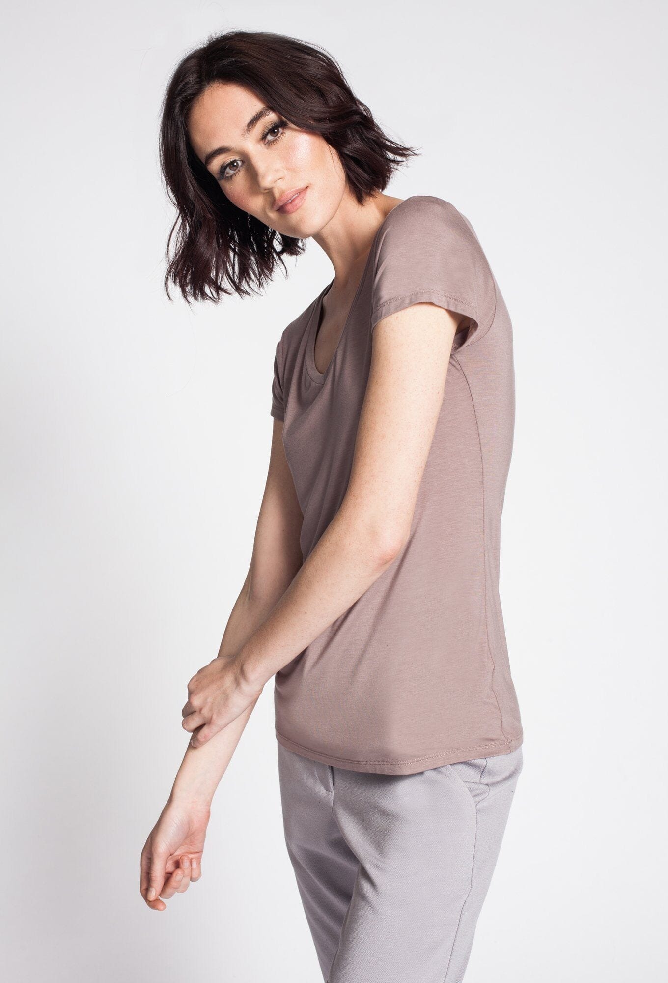 V-Neck Modal Tee