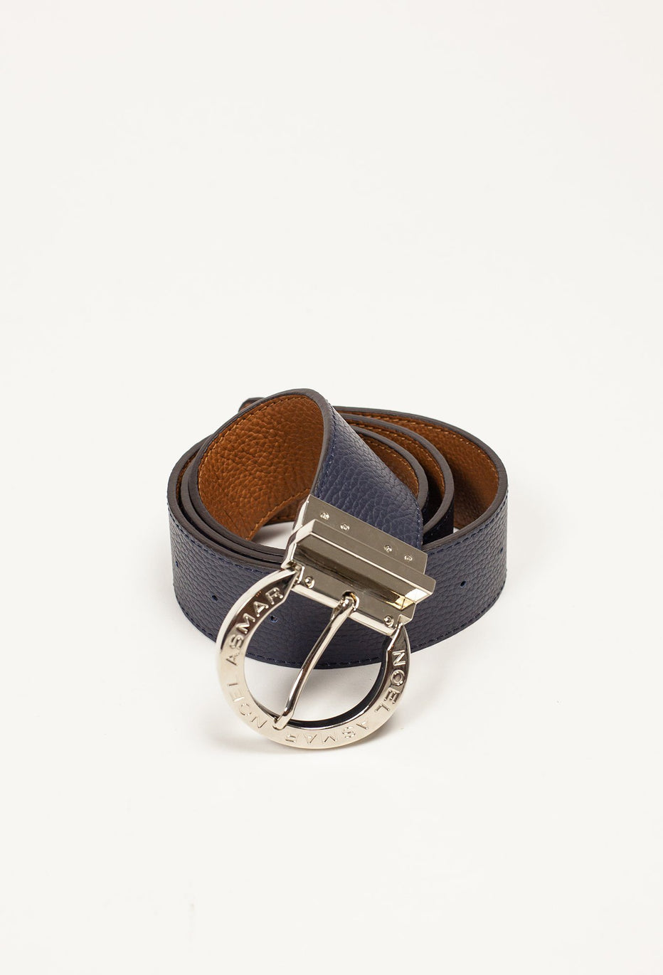 Signature Leather Belt Chrome – Asmar Equestrian